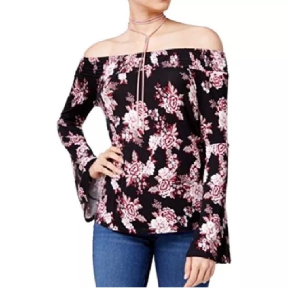 Ultra Flirt (NEW) Juniors Off-The-Shoulder Top Size S